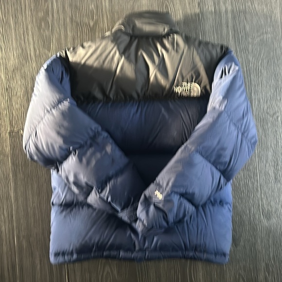 Authentic-The North Face Puffer Jacket - Navy/black Adult S - Picture 3 of 4